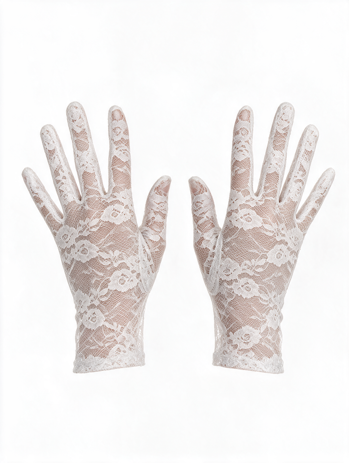 GUANTES ENCAJE CORTOS