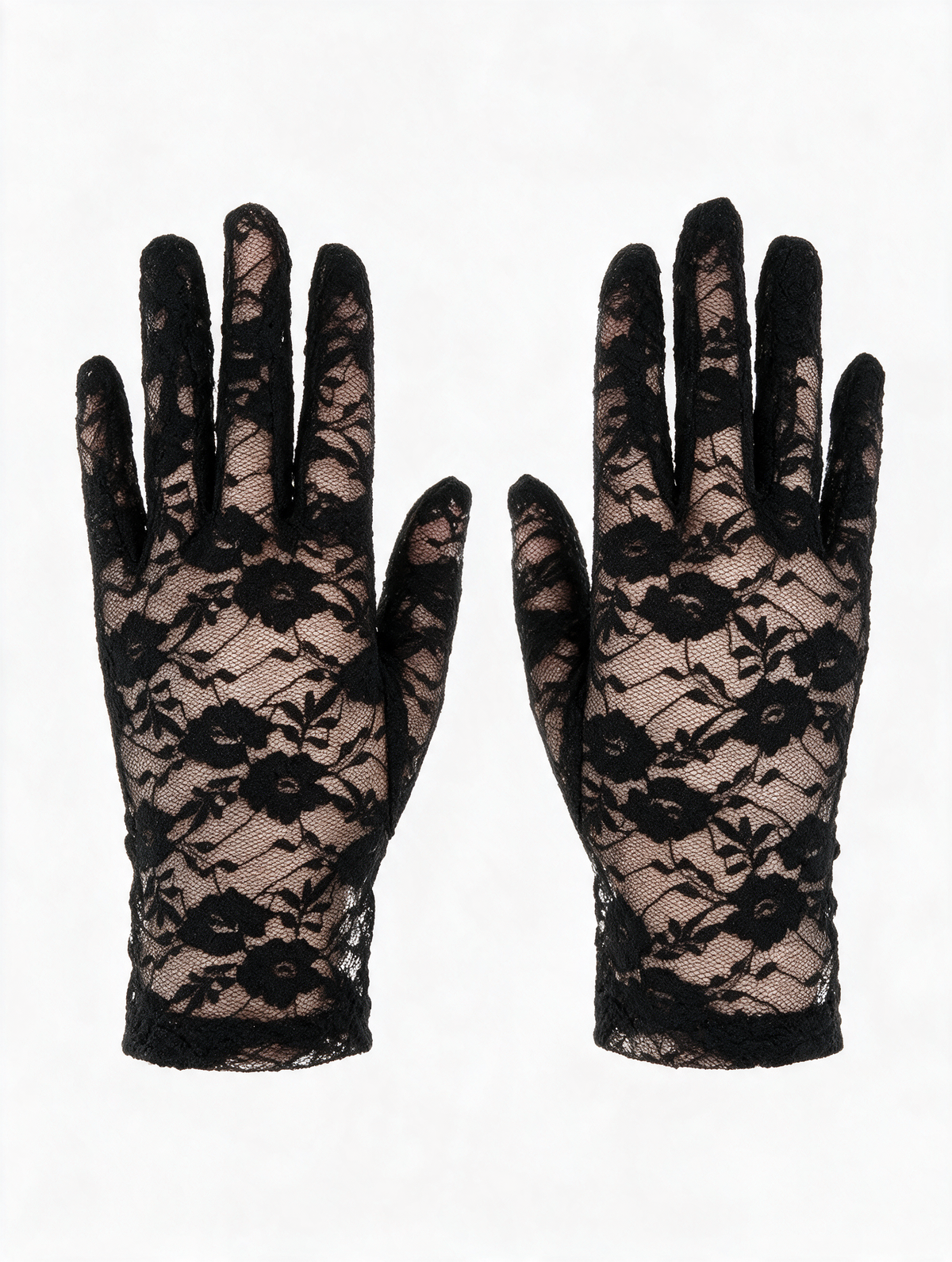 GUANTES ENCAJE CORTOS