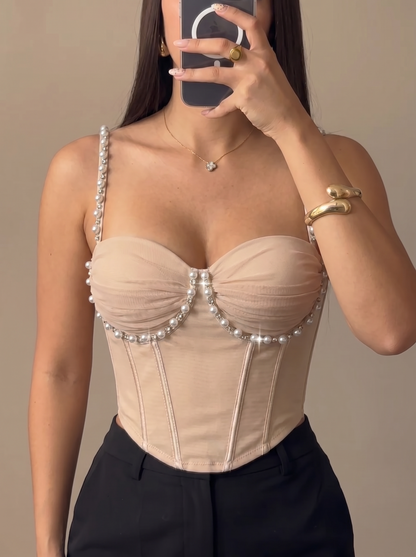 BUSTIER PERLAS